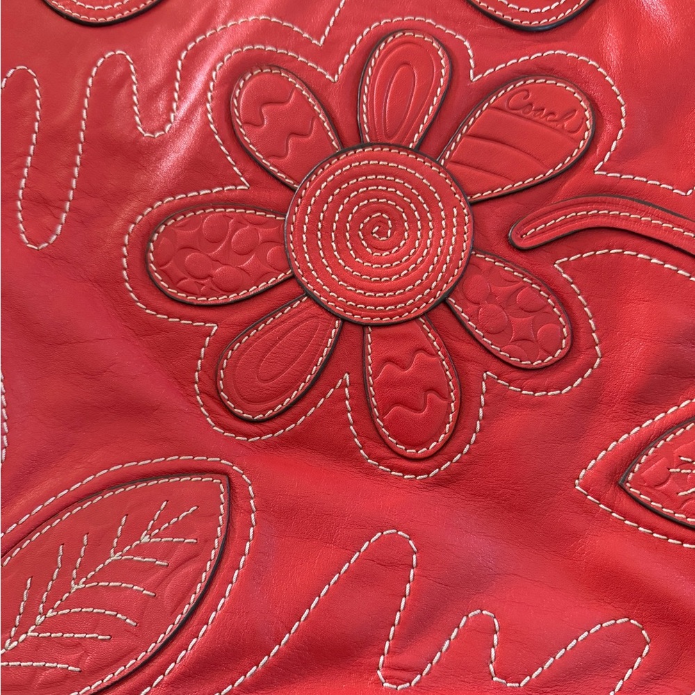 Coach Limited Edition Large Floral Bleeker Shoulder Bag